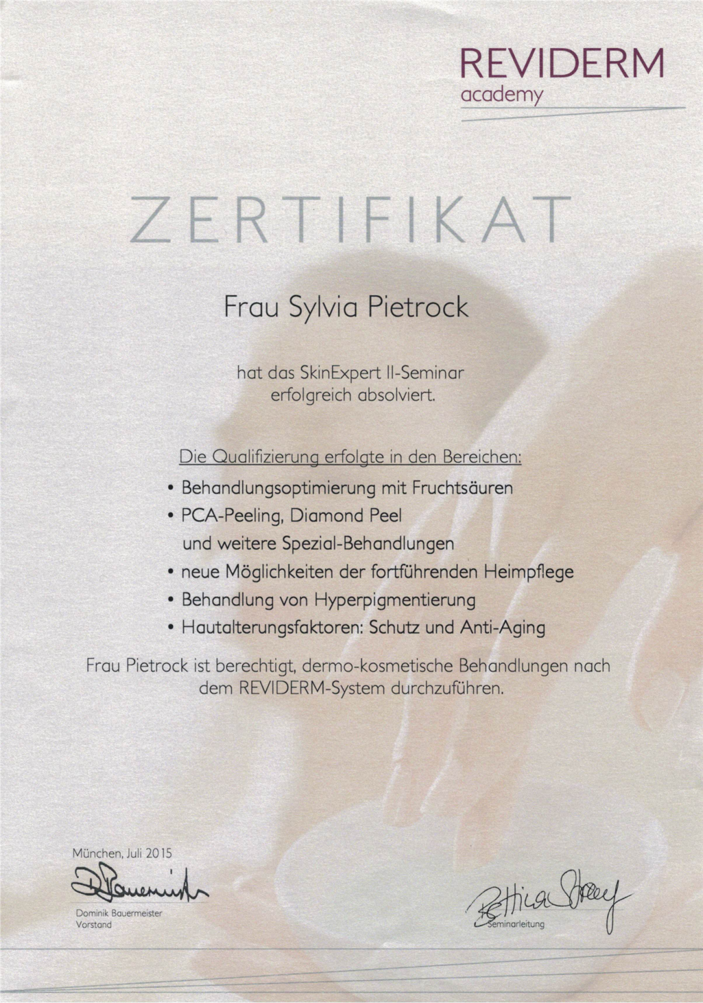 Zertifikat